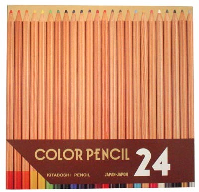 24色色鉛筆 紙ケース入