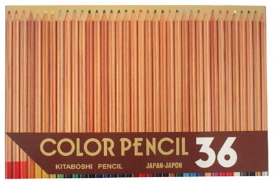 36色色鉛筆 紙ケース入